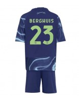 Ajax Steven Berghuis #23 Vieraspaita Lasten 2025-26 Lyhythihainen (+ shortsit)